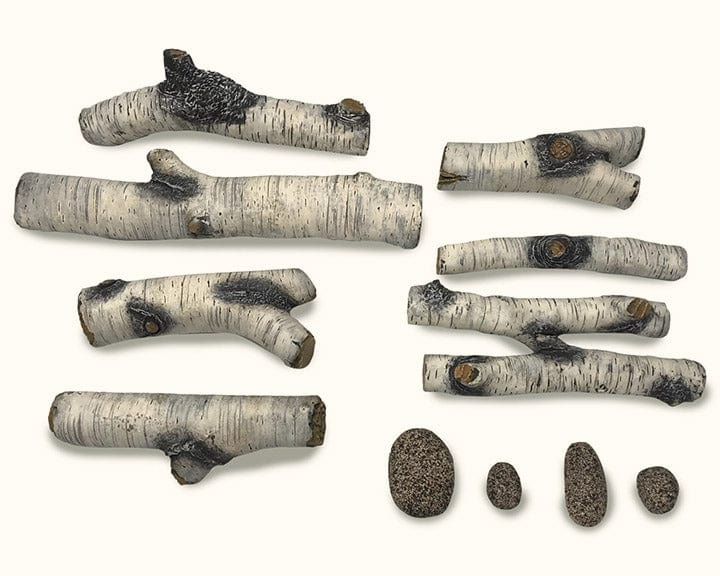 Ambiance Ambiance Fireplaces Birch Log Kit (Illusion 47) - BLKAMB1000 BLKAMB1000 Fireplace Accessories