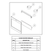 Ambiance Ambiance Fireplaces Clean Face Kit (Rectangular Door) - UWA620 UWA620 Fireplace Accessories
