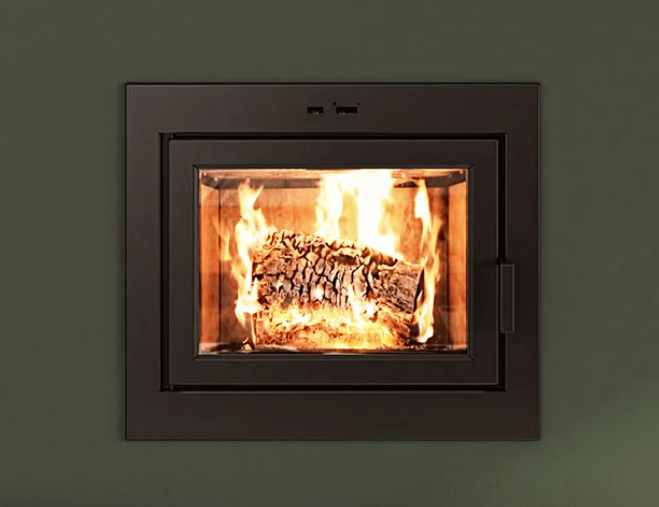 Ambiance Ambiance Fireplaces Elegance 30 Wood Fireplace (Rectangular Door) UW0400 Fireplace Finished - Wood