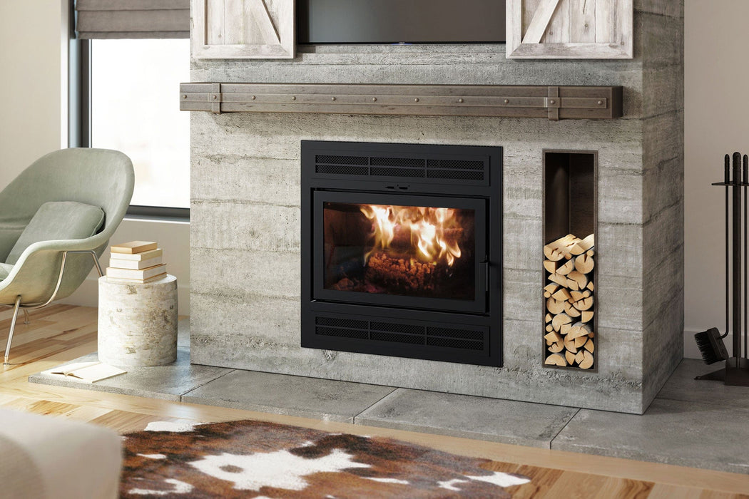 Ambiance Ambiance Fireplaces Elegance 36 Wood Fireplace (Rectangular Door) UW0100 Fireplace Finished - Wood