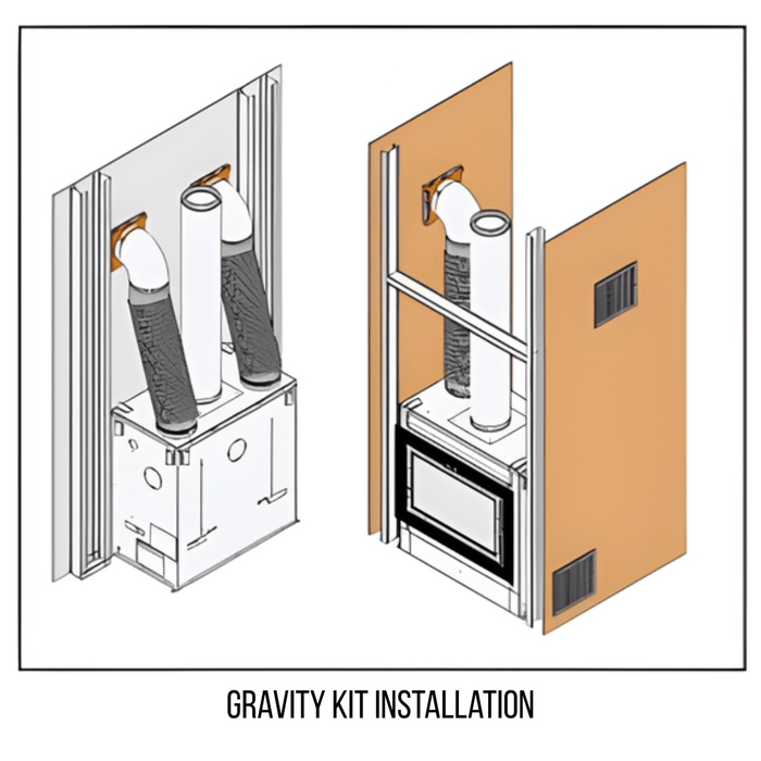 Ambiance Ambiance Fireplaces Gravity Kit (Elegance 40) - KG540 KG540 Fireplace Accessories