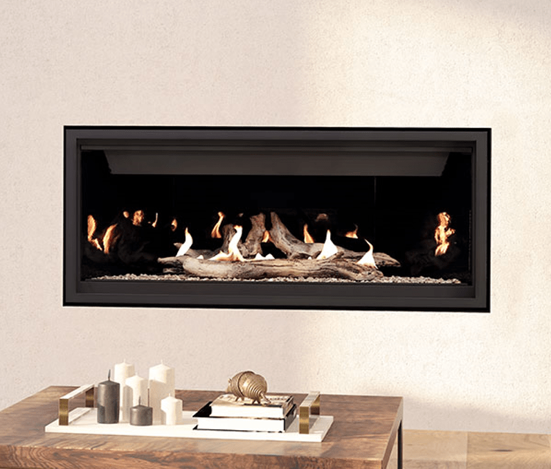 Ambiance Ambiance Fireplaces Illusion 42 Linear Gas Fireplace AMB1042NTE Fireplace Finished - Gas