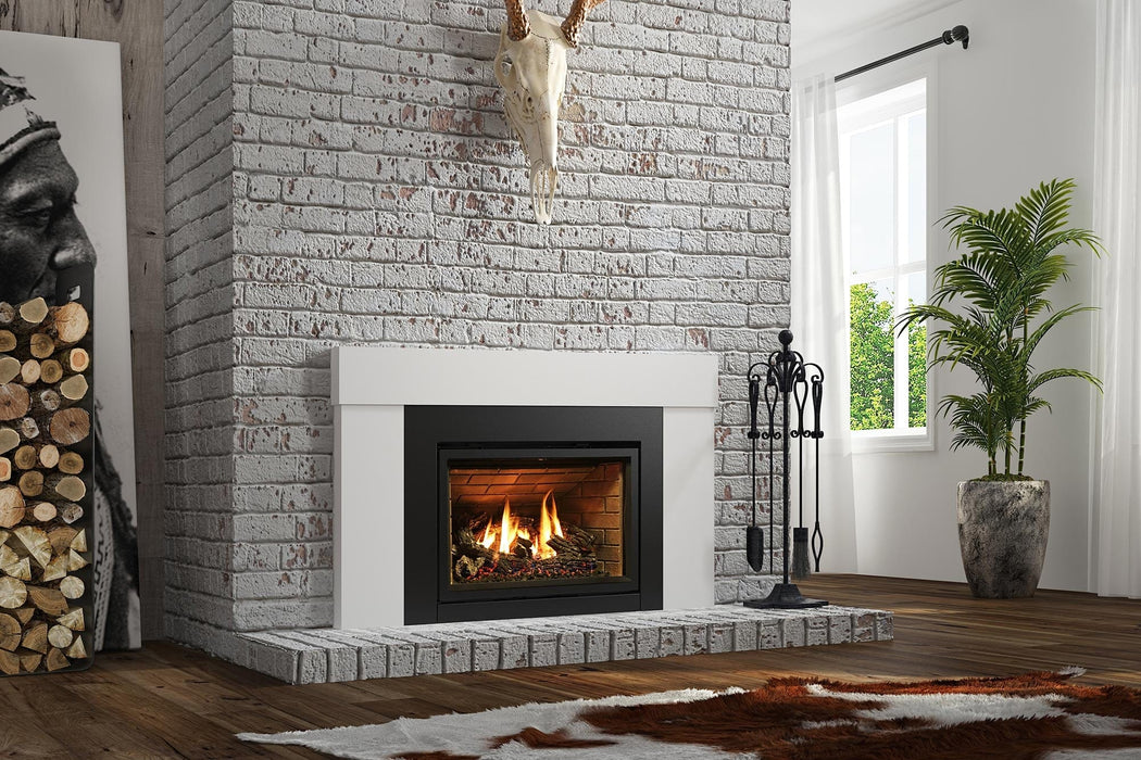 Ambiance Ambiance Fireplaces Inspiration 29 Gas Insert (Logset Ver.) UF0500-2 Fireplace Finished - Gas