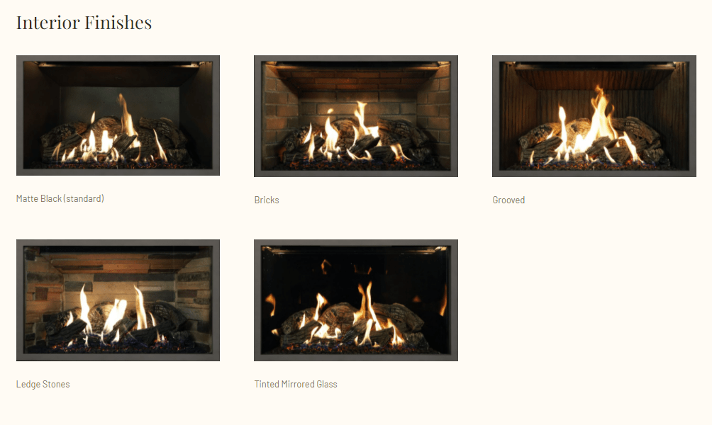 Ambiance Ambiance Fireplaces Inspiration 34 Gas Insert UF0600 Fireplace Finished - Gas