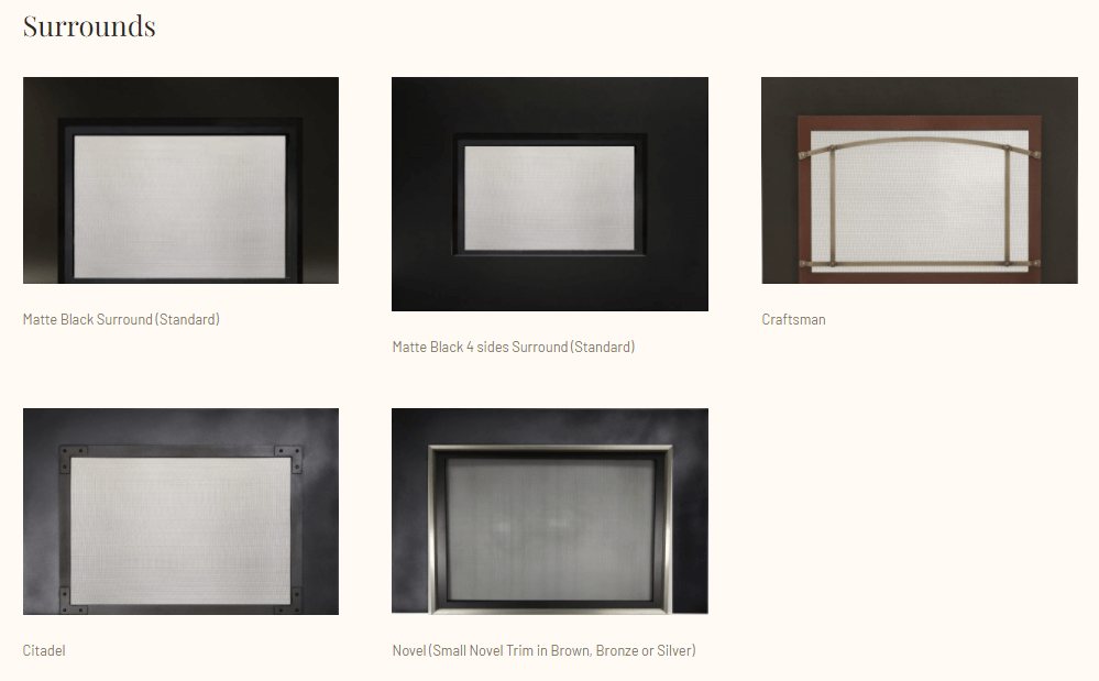 Ambiance Ambiance Fireplaces Inspiration 34 Gas Insert UF0600 Fireplace Finished - Gas