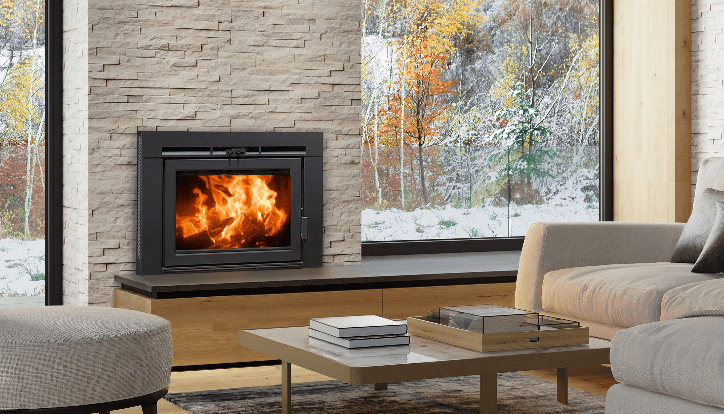 Ambiance Ambiance Fireplaces Lumis 32 Wood Fireplace Insert 32LM-01 Fireplace Finished - Wood
