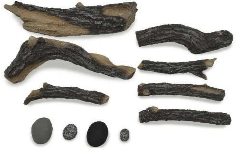 Ambiance Ambiance Fireplaces Oak Log Kit (Illusion 47) AMB1000-OAK Fireplace Accessories