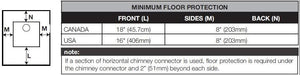 Ambiance Ambiance Fireplaces - Outlander 19 Wood Stove AMB9010 Fireplace Finished - Wood