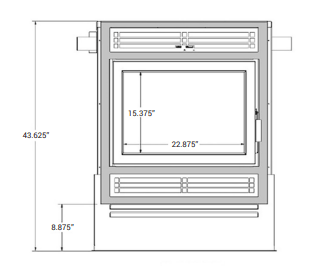 Ambiance Ambiance Fireplaces Traditional Surrounds (Astra Duo 38) - 38ATDFA-11 38ATDFA-11 Fireplace Accessories