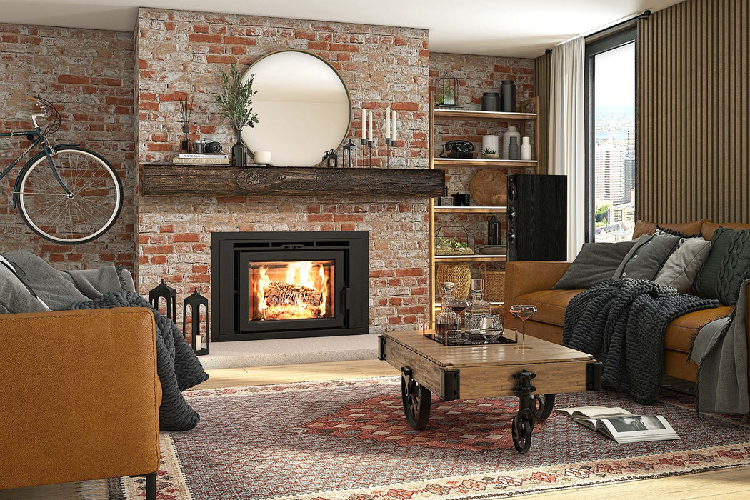 Ambiance Ambiance Flair 25 Rectangular Wood Fireplace Insert UW1000 Fireplace Finished - Wood