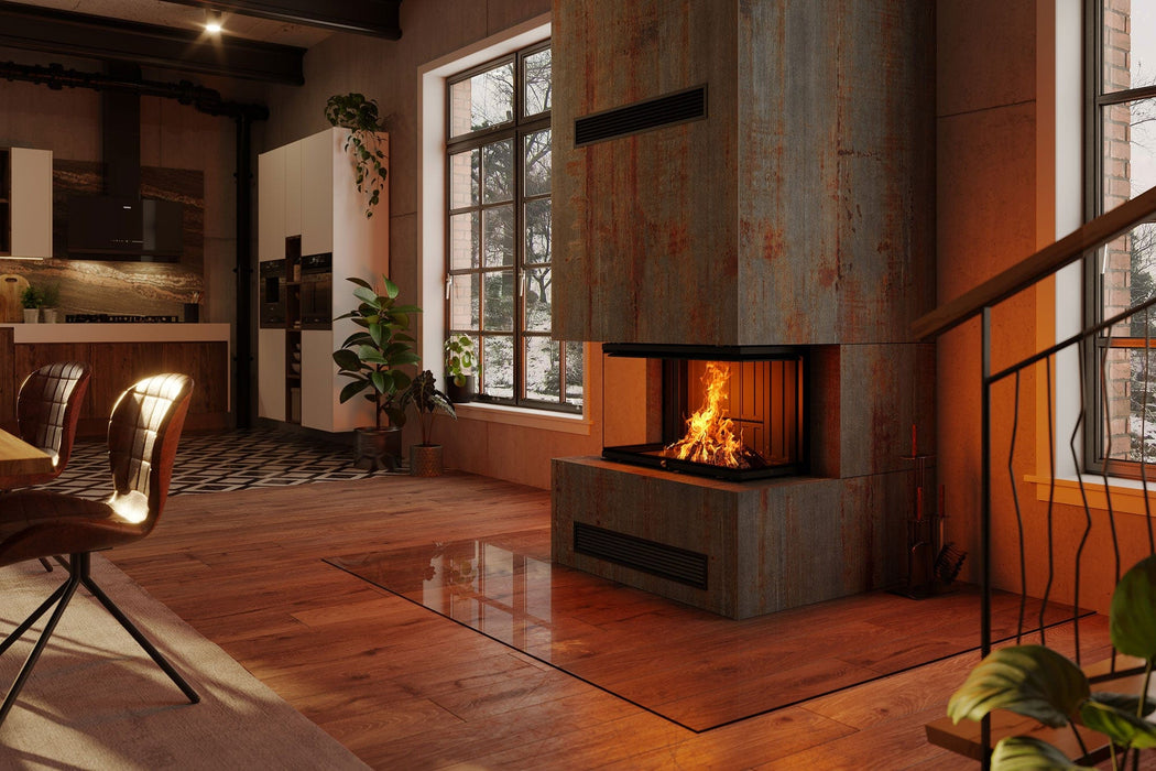 Ambiance Ambiance Luxus Bay 32 Zero-Clearance Wood Fireplace LXB32 Fireplace Finished - Wood