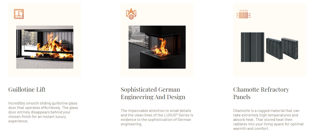 Ambiance Ambiance Luxus Bay 32 Zero-Clearance Wood Fireplace LXB32 Fireplace Finished - Wood