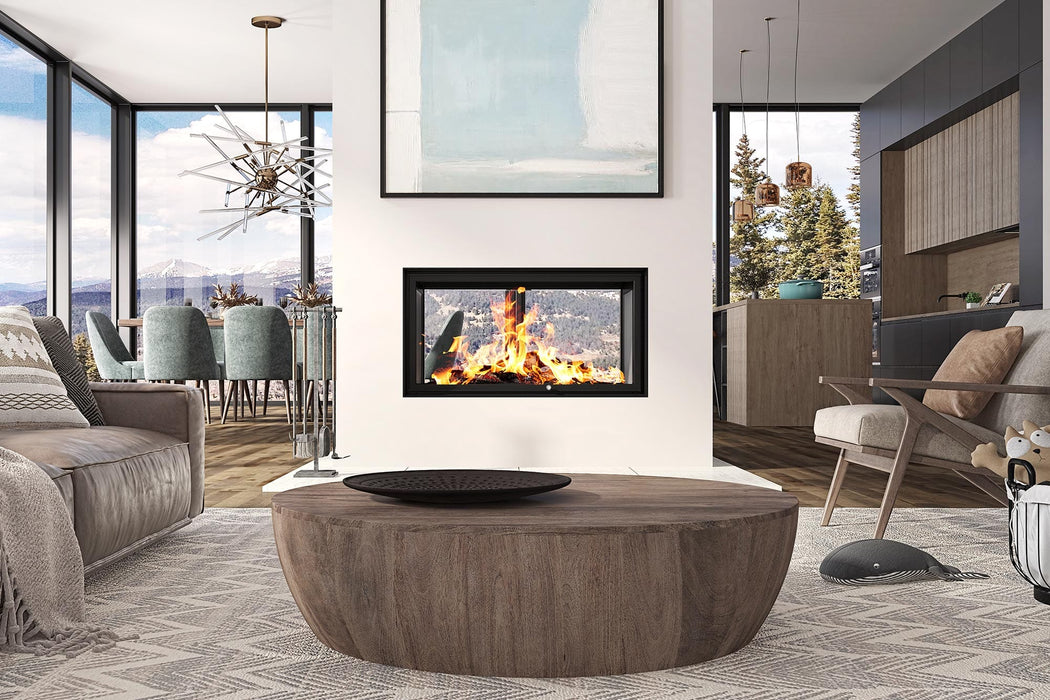 Ambiance Ambiance Luxus See-Thru 40 Zero-Clearance Wood Fireplace LXST40 Fireplace Finished - Wood