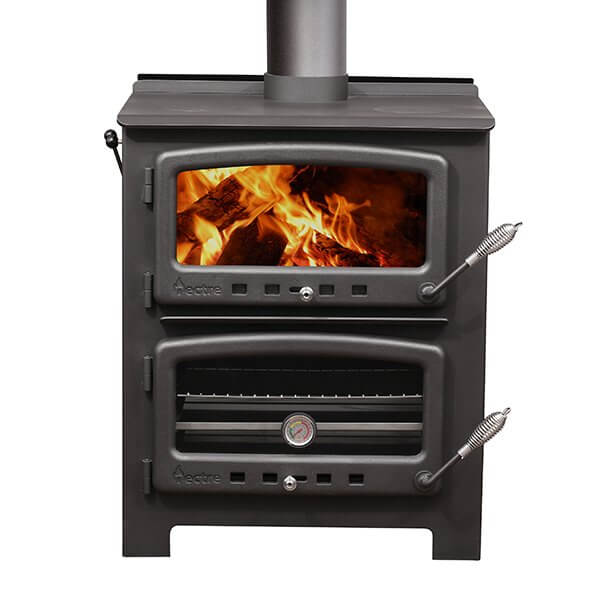 Ambiance Nectre N550 Big Baker's Oven & Wood Stove (Large) GD-N550 Fireplace Finished - Wood