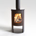 Ambiance Nectre N65 EPA Wood Stove GD-N65 Fireplace Finished - Wood