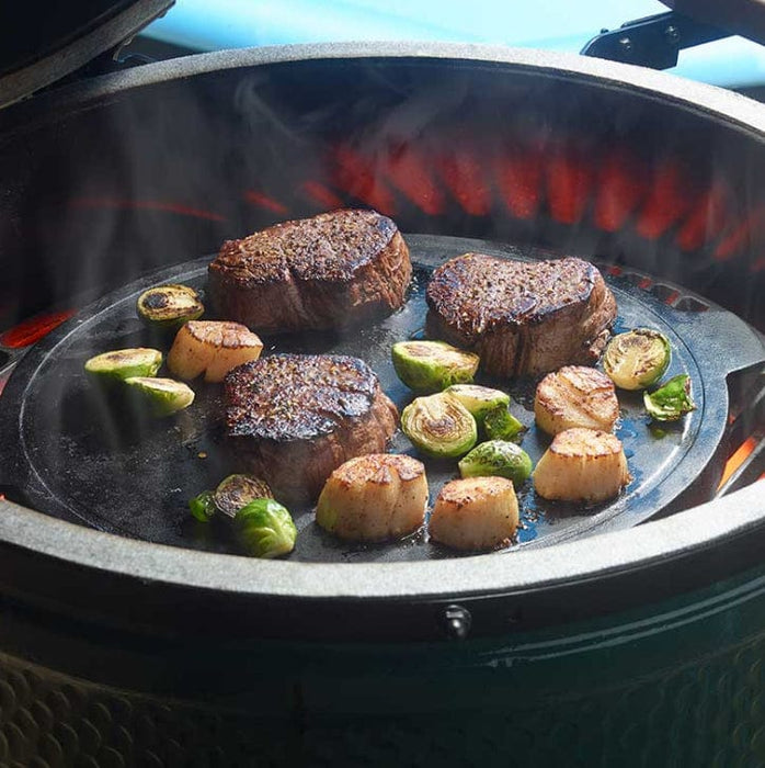 Big Green Egg Big Green Egg Cast-Iron Dual-Sided Plancha Griddle 117656 Barbecue Accessories