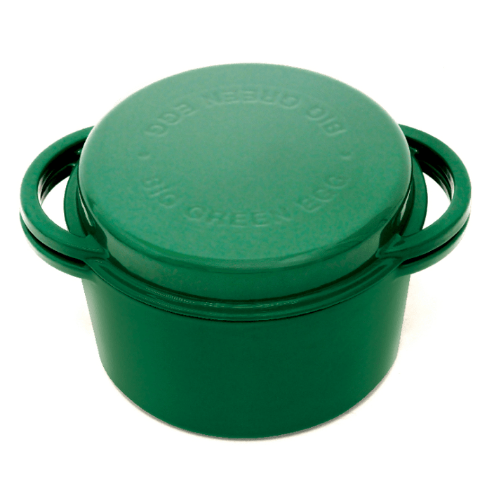 Big Green Egg Big Green Egg Enameled Cast Iron Dutch Oven Oval 117670 Barbecue Accessories