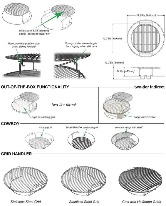 Big Green Egg Big Green Egg Multi-Level Rack Barbecue Accessories