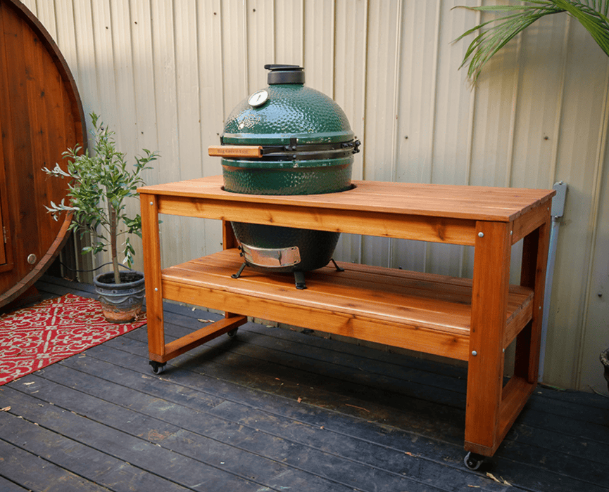 Big Green Egg Big Green Egg Red Cedar Table (Large Egg) - 389289 389289 Barbecue Accessories