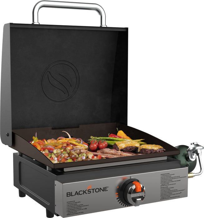 Blackstone Blackstone 17" Tabletop Griddle (w/ Hood) 1814-BLACKSTONE Barbecue Finished - Gas