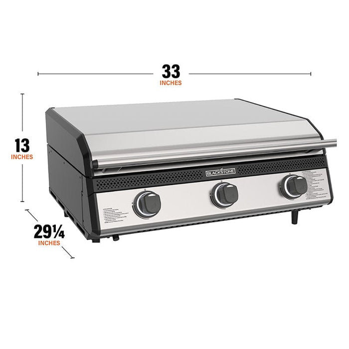 Blackstone Blackstone 28" Drop-In Griddle with Hood 6129-BLACKSTONE Barbecue Finished - Gas