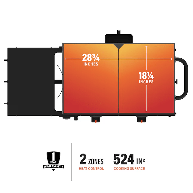 Blackstone Blackstone 28" Omnivore Griddle Cooking Station 2206-BLACKSTONE Barbecue Finished - Gas