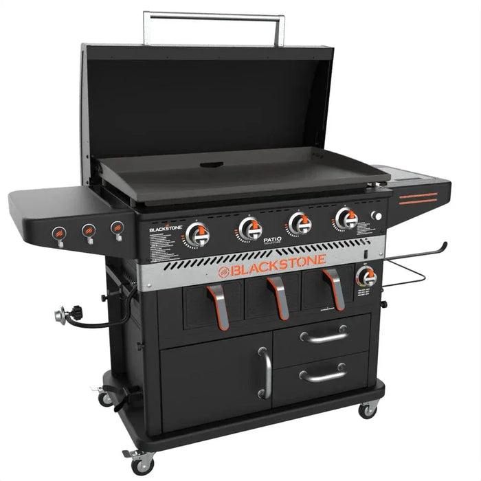 Blackstone Blackstone Patio 36" Cabinet Griddle w/ Airfryer (C&H Package Special!) 1923CA-SPECIAL Barbecue Finished - Gas