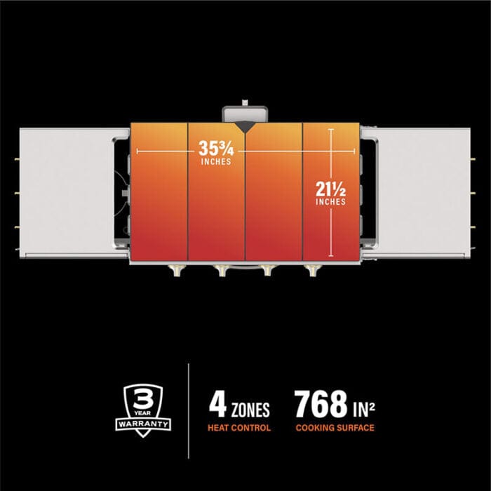 Blackstone Blackstone Select Series 36" Griddle Air Fryer Combo 6006-BLACKSTONE Barbecue Finished - Gas