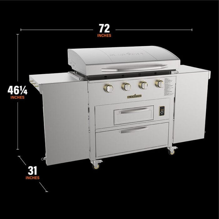 Blackstone Blackstone Select Series 36" Griddle Air Fryer Combo 6006-BLACKSTONE Barbecue Finished - Gas