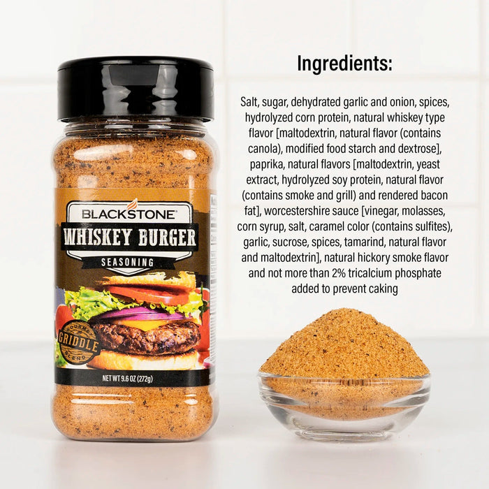 Blackstone Blackstone Whiskey Burger Seasoning (9.6 oz.) - 4121 4121-BLACKSTONE Barbecue Accessories