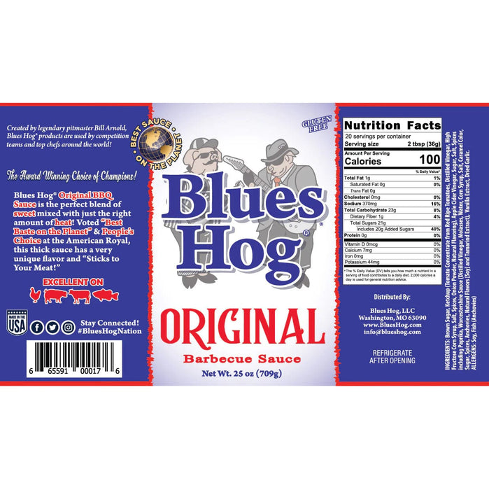 Blues Hog Blues Hog Original BBQ Sauce Squeeze Bottle (24 oz.) - 70110 70110 Barbecue Accessories