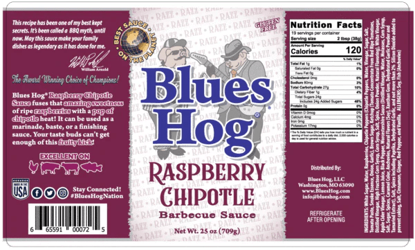 Blues Hog Blues Hog Raspberry Chipotle BBQ Sauce Squeeze Bottle (25 oz.) - 70510 70510 Barbecue Accessories