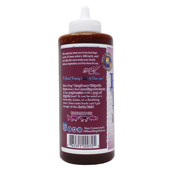 Blues Hog Blues Hog Raspberry Chipotle BBQ Sauce Squeeze Bottle (25 oz.) - 70510 70510 Barbecue Accessories