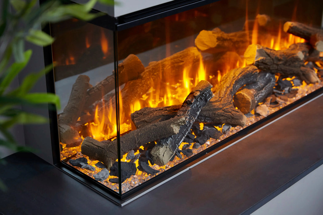 British Fires British Fires New Forest 48" Electric Fireplace (Black Edition) FCBUS0025 Fireplace Finished - Electric