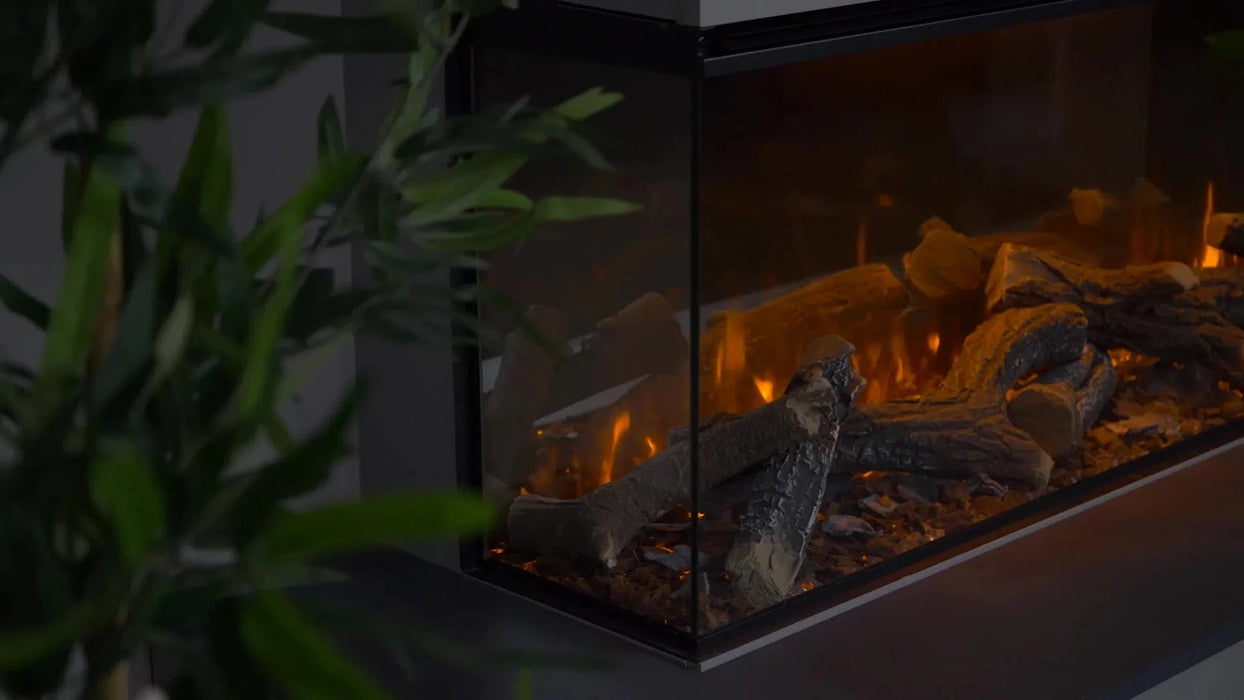 British Fires British Fires New Forest 48" Electric Fireplace (Black Edition) FCBUS0025 Fireplace Finished - Electric