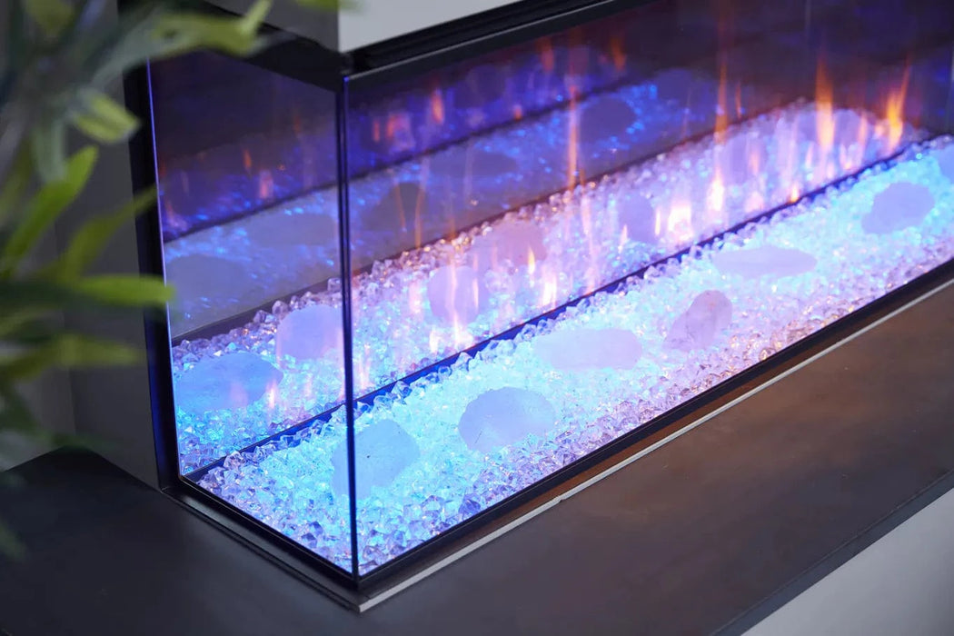 British Fires British Fires New Forest 48" Electric Fireplace (Black Edition) FCBUS0025 Fireplace Finished - Electric