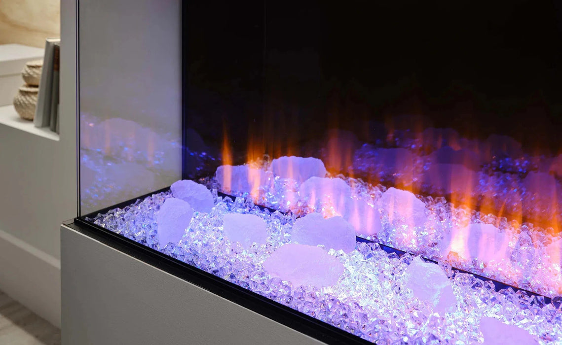 British Fires British Fires New Forest 75" Electric Fireplace (Black Edition) FCBUS0027 Fireplace Finished - Electric