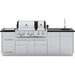 Broil King Broil King 10 ft. Outdoor Kitchen Island with Imperial S 690iE Barbecue Finished - Gas