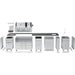 Broil King Broil King 12-3/4 ft. Outdoor Kitchen Island with Imperial S 690iH Gas Grill & Refrigerator Barbecue Finished - Gas