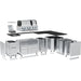 Broil King Broil King 7-1/2 ft. Outdoor Kitchen Island with Imperial S 690G & Refrigerator Barbecue Finished - Gas