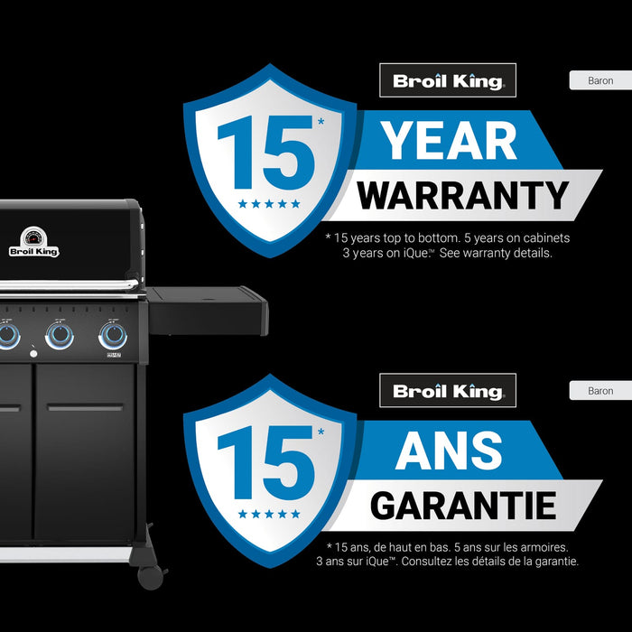 Broil King Broil King Baron 420 Pro Shadow Gas Grill Barbecue Finished - Gas