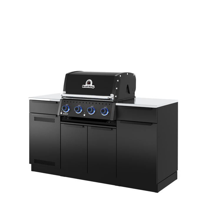 Broil King Broil King Baron 420i Island Shadow Gas Grill Barbecue Finished - Gas
