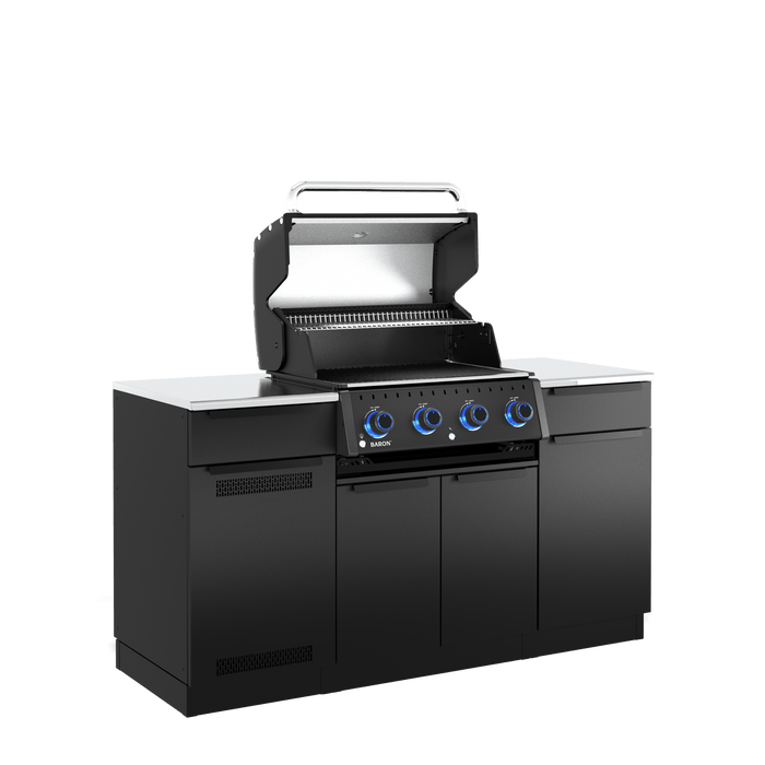 Broil King Broil King Baron 420i Island Shadow Gas Grill Barbecue Finished - Gas