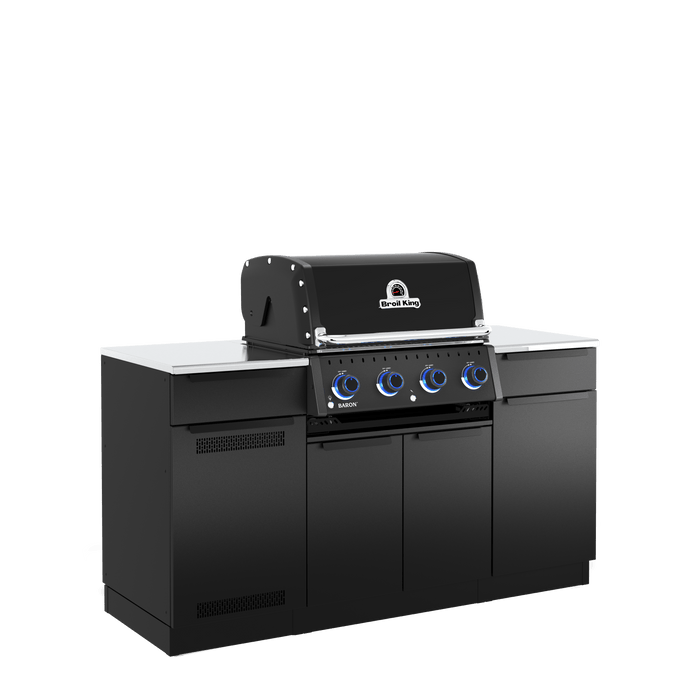 Broil King Broil King Baron 420i Island Shadow Gas Grill Barbecue Finished - Gas