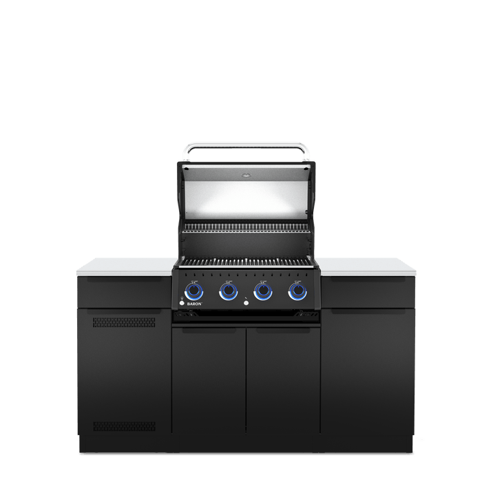 Broil King Broil King Baron 420i Island Shadow Gas Grill Barbecue Finished - Gas