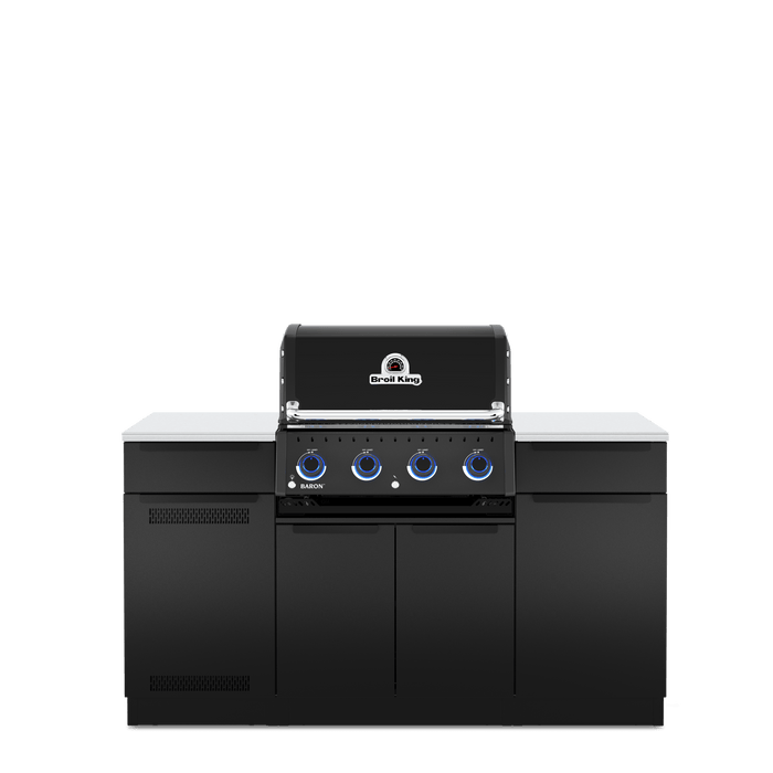 Broil King Broil King Baron 420i Island Shadow Gas Grill Barbecue Finished - Gas