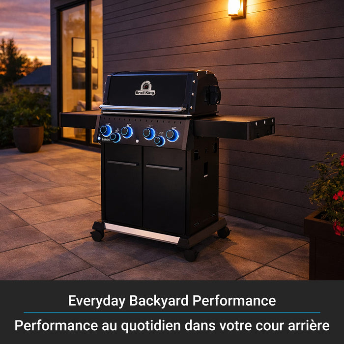 Broil King Broil King Baron 490 PRO Shadow Gas Grill Barbecue Finished - Gas