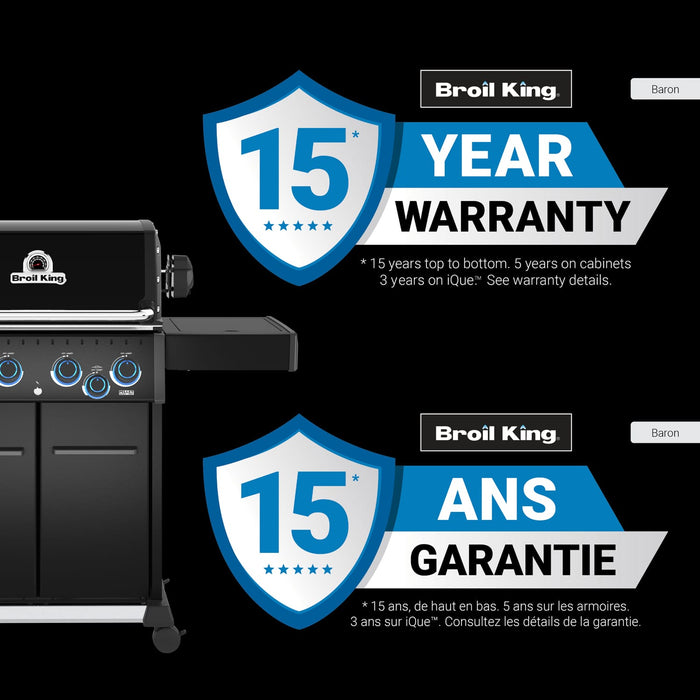 Broil King Broil King Baron 490 PRO Shadow Gas Grill Barbecue Finished - Gas