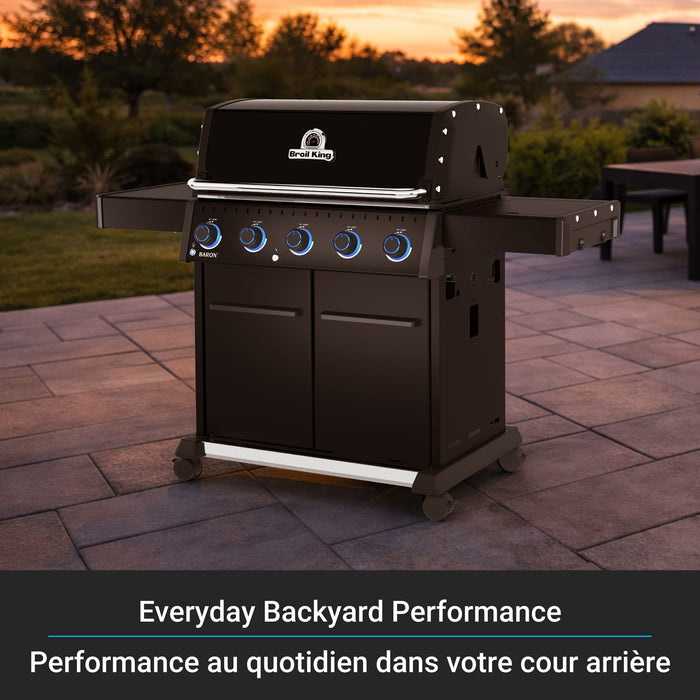 Broil King Broil King Baron 520 Pro Shadow Gas Grill Barbecue Finished - Gas