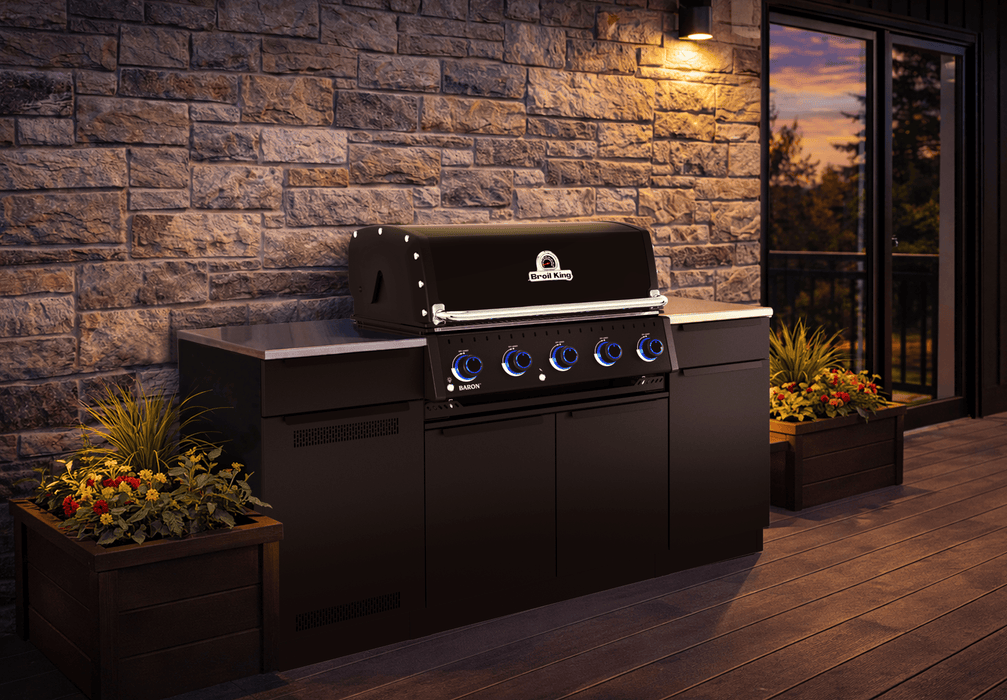 Broil King Broil King Baron 520i Island Shadow Gas Grill Barbecue Finished - Gas